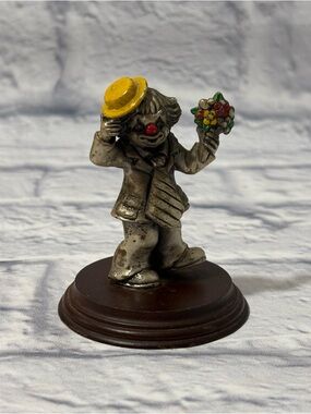 Vintage 1980’s George Good pewter clown figurine